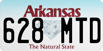 AR license plate 628MTD