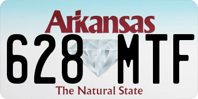 AR license plate 628MTF
