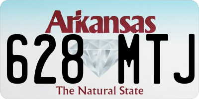 AR license plate 628MTJ