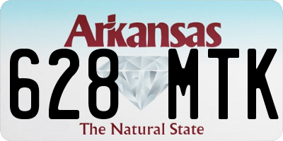 AR license plate 628MTK