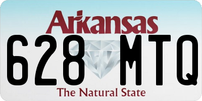 AR license plate 628MTQ