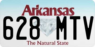 AR license plate 628MTV