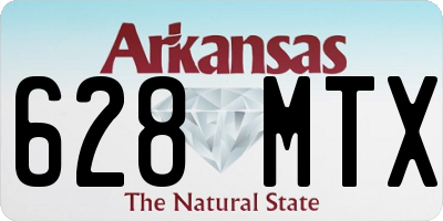 AR license plate 628MTX