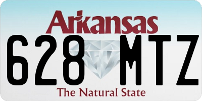 AR license plate 628MTZ