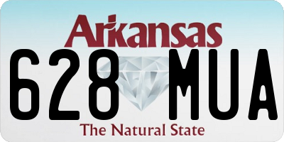 AR license plate 628MUA