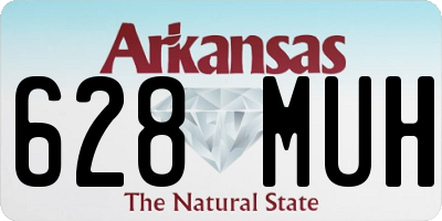 AR license plate 628MUH