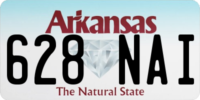 AR license plate 628NAI