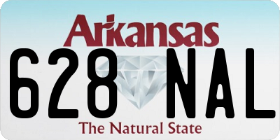 AR license plate 628NAL