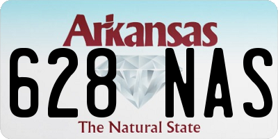 AR license plate 628NAS