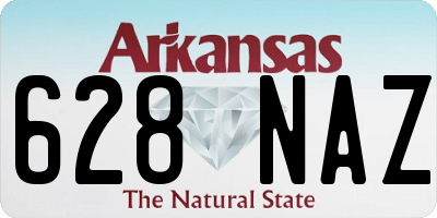 AR license plate 628NAZ