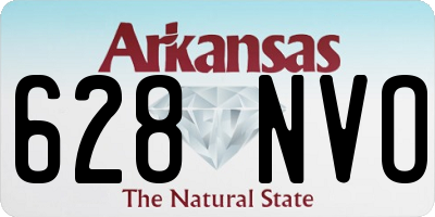 AR license plate 628NVO