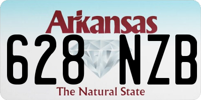 AR license plate 628NZB