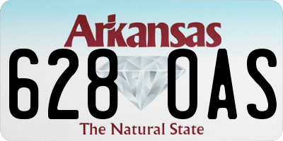 AR license plate 628OAS