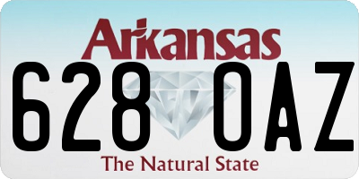 AR license plate 628OAZ