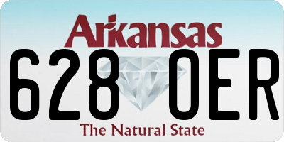 AR license plate 628OER