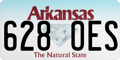 AR license plate 628OES