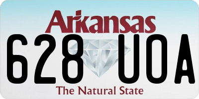 AR license plate 628UOA
