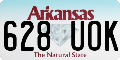 AR license plate 628UOK