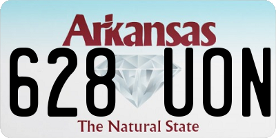 AR license plate 628UON