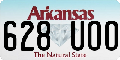 AR license plate 628UOO