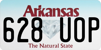 AR license plate 628UOP