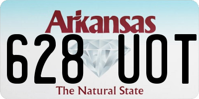 AR license plate 628UOT