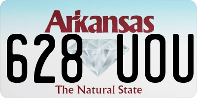 AR license plate 628UOU