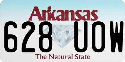 AR license plate 628UOW