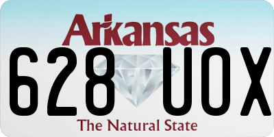 AR license plate 628UOX