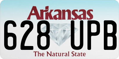 AR license plate 628UPB
