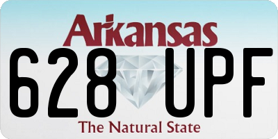 AR license plate 628UPF