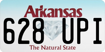 AR license plate 628UPI