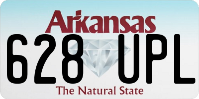 AR license plate 628UPL