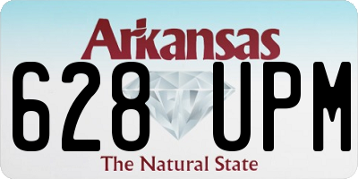 AR license plate 628UPM