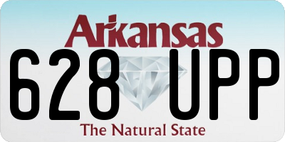 AR license plate 628UPP