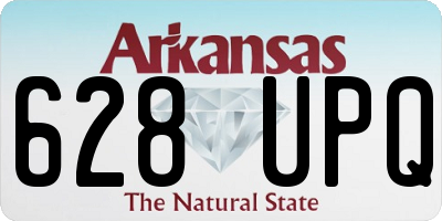 AR license plate 628UPQ