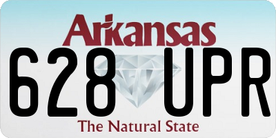 AR license plate 628UPR
