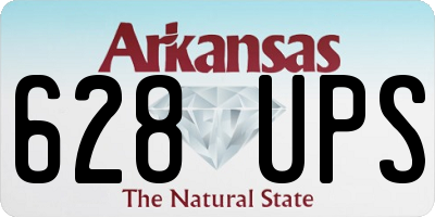 AR license plate 628UPS