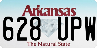 AR license plate 628UPW