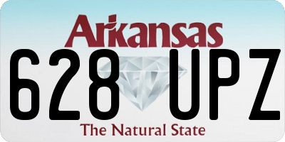 AR license plate 628UPZ