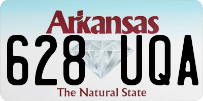 AR license plate 628UQA