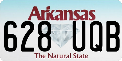 AR license plate 628UQB