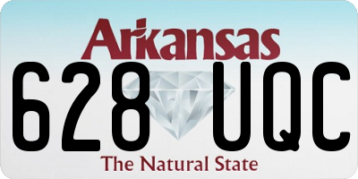 AR license plate 628UQC