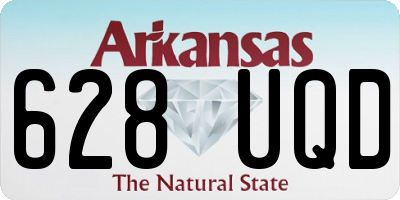 AR license plate 628UQD