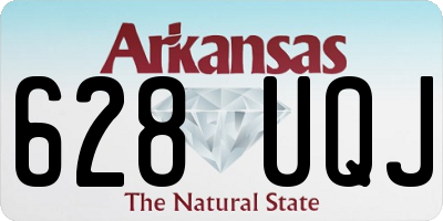 AR license plate 628UQJ