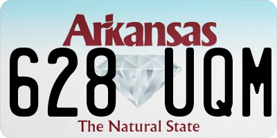 AR license plate 628UQM