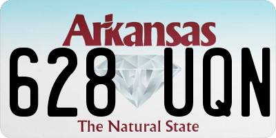 AR license plate 628UQN