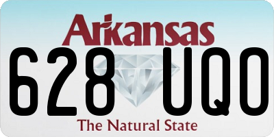 AR license plate 628UQO
