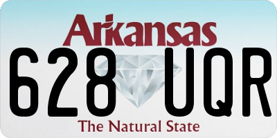 AR license plate 628UQR