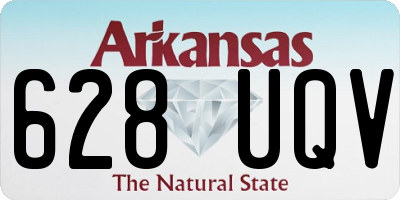 AR license plate 628UQV